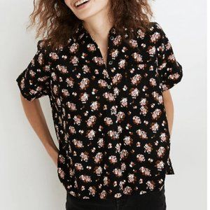 Madewell Corduroy Daily Shirt in Homestead Bouquet L EUC